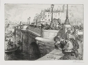 Jemand ist ertrunken!, ca. 1895